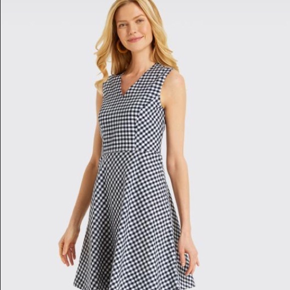 Draper James Gingham Love Circle Dress - Picture 2 of 4